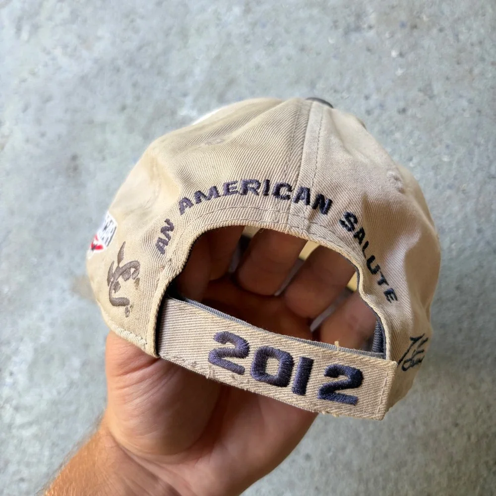 Chase Authentics NASCAR Tony Stewart 14 Hat 2012 An American Salute Black Tan